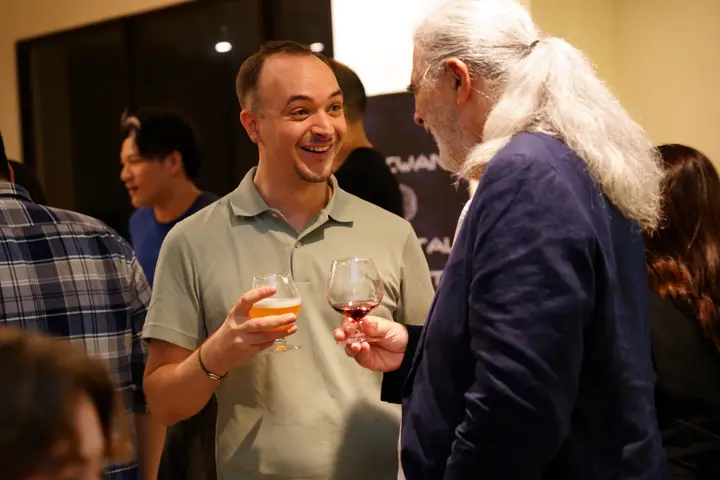 Clinking glasses — Taiwan Digital Night 2024 — Taipei