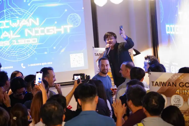 Phones up for the talk — Taiwan Digital Night 2024 — Taipei