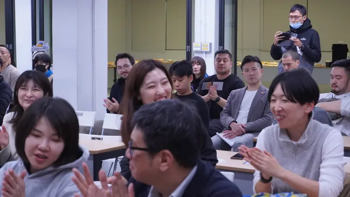 The room laughs and applauds — Taiwan Digital Night 2025 — Taipei