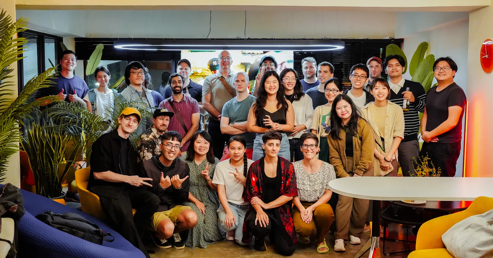 Second Space, one big group photo — Taiwan Digital Night in Kaohsiung