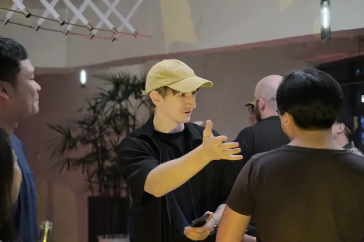 Deep in conversation — Taiwan Digital Night in Kaohsiung