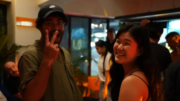 Peace signs and laughter — Taiwan Digital Night in Kaohsiung