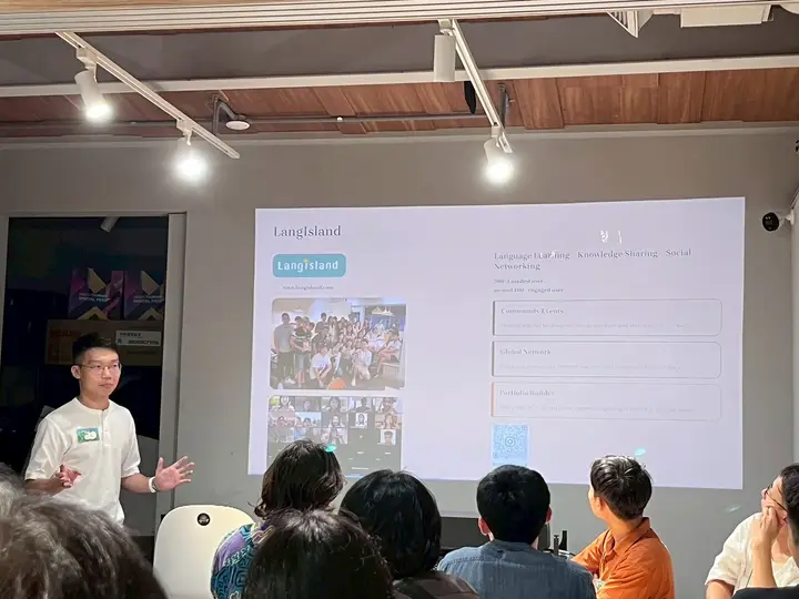 A speaker shares his story — Taiwan Digital Night × Taiwan–Japan Engineers Night 2025 — Taipei